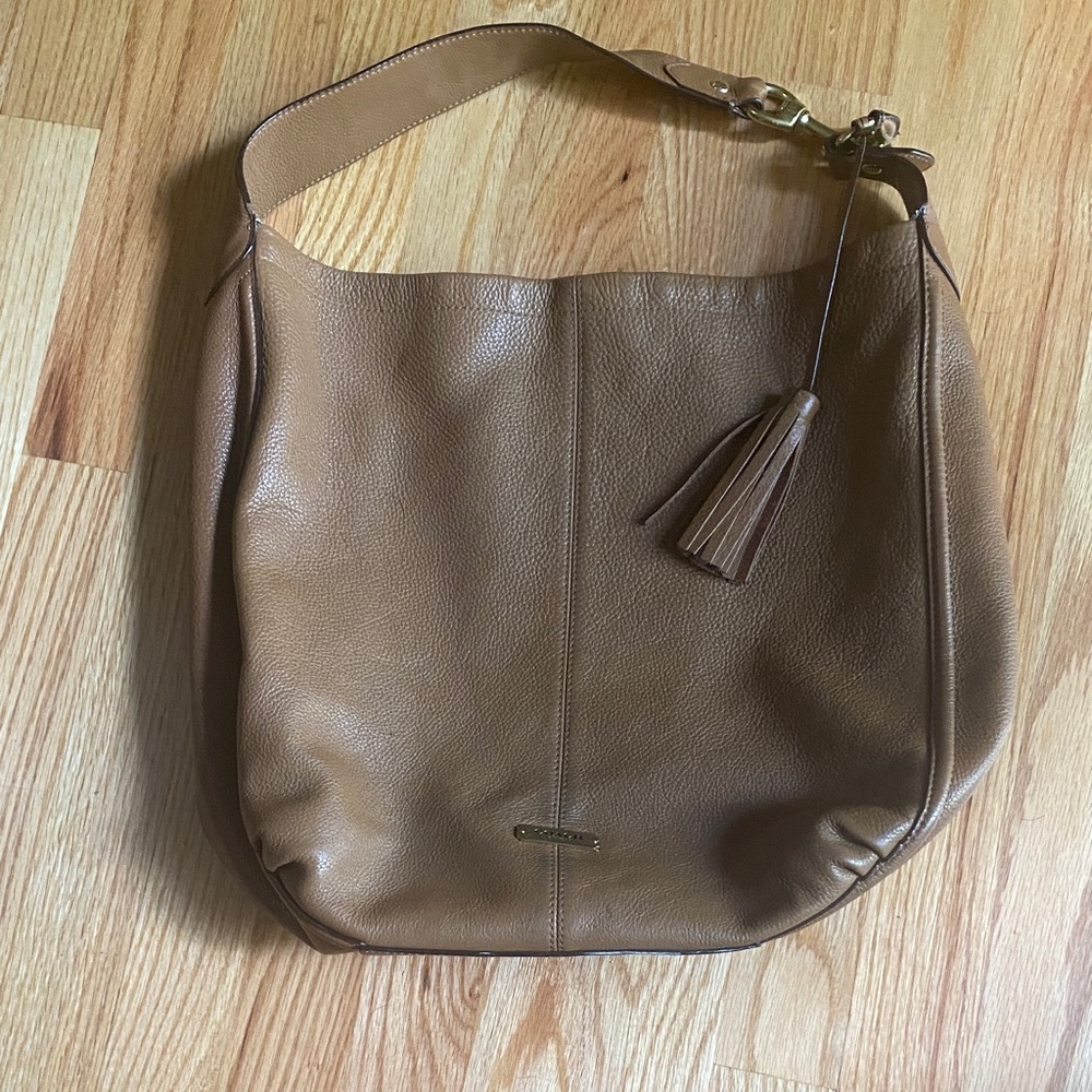 Coach Vintage Avery Tan Leather Hobo Bag